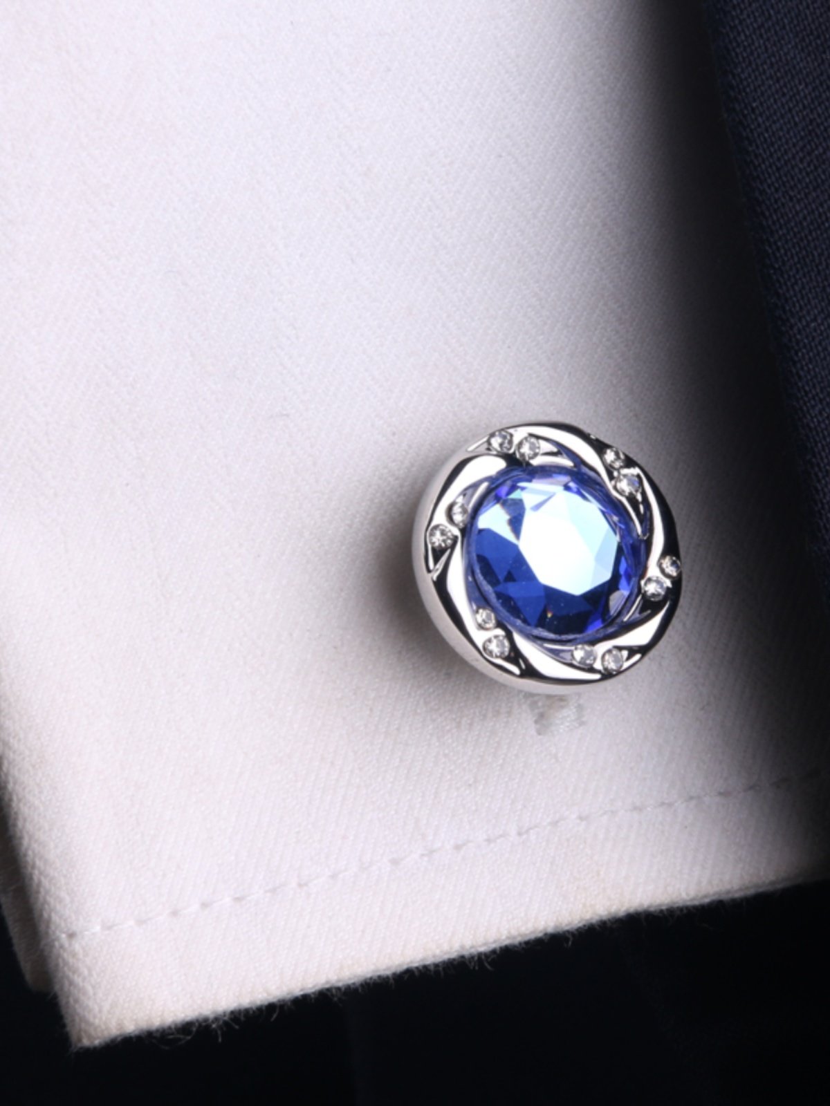 French-Style Shirt Cufflinks, Formal Suit Long-Sleeve Double-Layered Folding Cufflinks, Men's Business Wedding Event Cuff