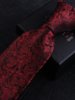 Groom's Wedding Silk Tie for Men, Mulberry Silk Tie, 8cm Tie for Men, Formal Business Zipper Tie, No Need to Tie