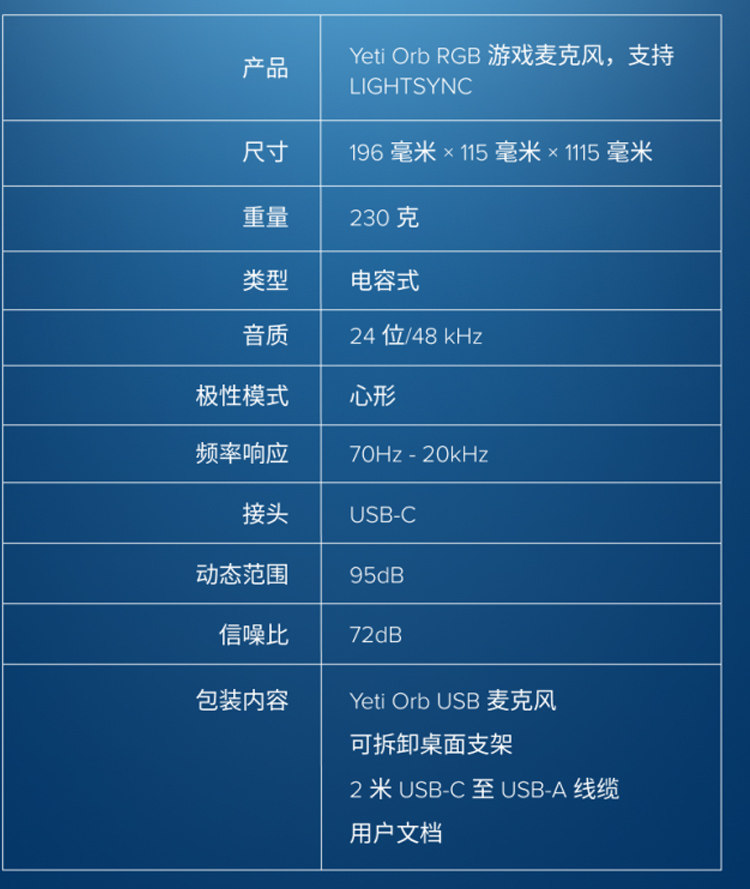 Logitech/罗技Yeti Orb插图9