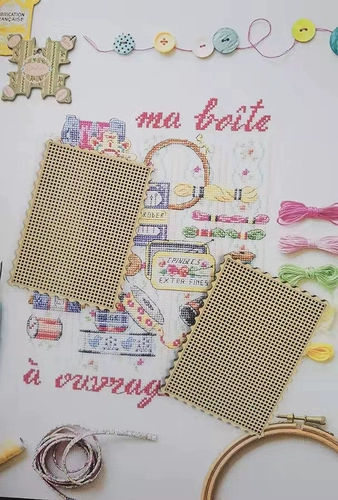 [DMC R Line Set] Печать Cross Stitch Citizen Custom Stamp Series 25-48 деревянные марки доски