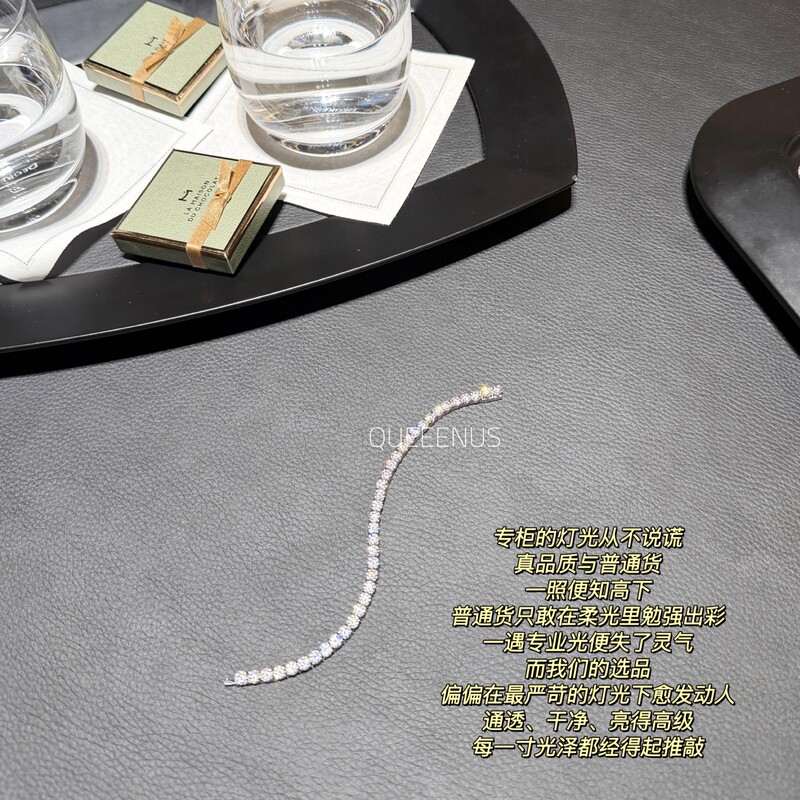 American Queeen's Exclusive Quality Versatile Sparkling 30-Minute Tennis Bracelet for Women, 925 Silver