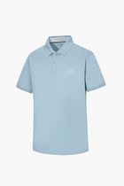 KOLON can Lung Korea 22 spring summer mens pure color small peuchal minimalist turtlenecks Outdoor short sleeve T-shirt POLO shirt