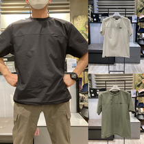 NEPA Resistant Korea 22 Spring Summer Men And Women Lovers Outdoor Round Collar Base Pure color short-sleeved T-shirt