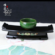 Taiwan water supply table Ebony inlaid shell God table for Buddhist supplies Water supply cup case table High-grade Buddha