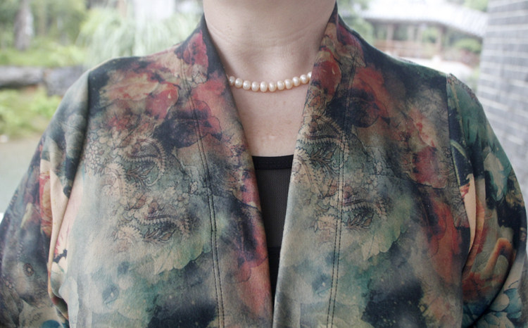 Осенний длинный плащ, куртка для матери, для среднего возраста, средней длины, большой размер Jane edge 