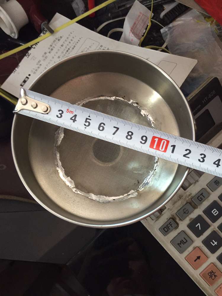 Customizable 304 materials of various mesh stainless steel funnel 12 cm diameter with fine filter