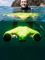[asiwo水下助推器手持潜水成人儿童户外游泳电动浮板冲浪板推进器]