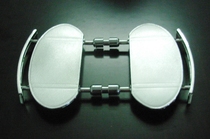 Double-sided shoe support wooden shelf footwear clothing mall shelf