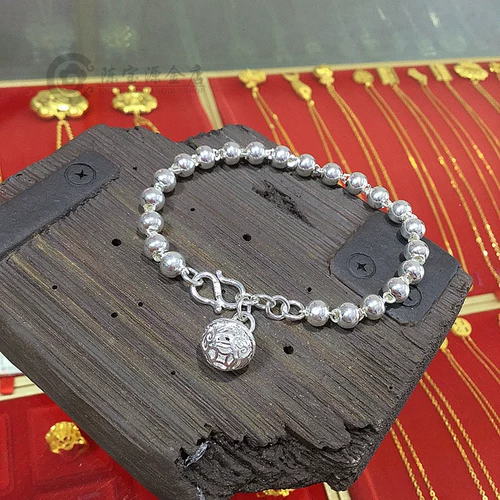 Универсальный серебряный браслет, серебро 925 пробы, простой и элегантный дизайн, яркий броский стиль