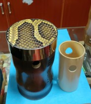 Cylindrical Erhu high-end professional performance large barrel finished barrel covered large barrel covered large barrel repair and processing