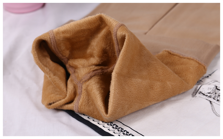 Tutu1265 quần nhung mỏng áp lực lò vi sóng cộng với quần nhung một mảnh mặc quần đáy dây mùa thu và móng vuốt rồng mùa đông quan tat