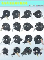 Yadi Emma Tailing new national standard electric vehicle 110 front and rear brake drum cover assembly 80 card slot electric motorcycle 130 brake