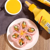 Корейский медовый горчичный соус жареная курица, погруженная в соус -соус, соус Huangjie Mochi. Приправа рисовые шарики, ингредиенты для суши соуса