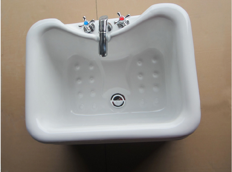 Foot Basin foot bath bath basin full set of accessories acrylic foot bath shop wooden bucket