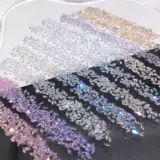 Новый плоский лед прозрачный ромб 1,5*3 мм маленькая модель маникюра алмазный взрыв искусственный кристалл циркон мини-бриллиант