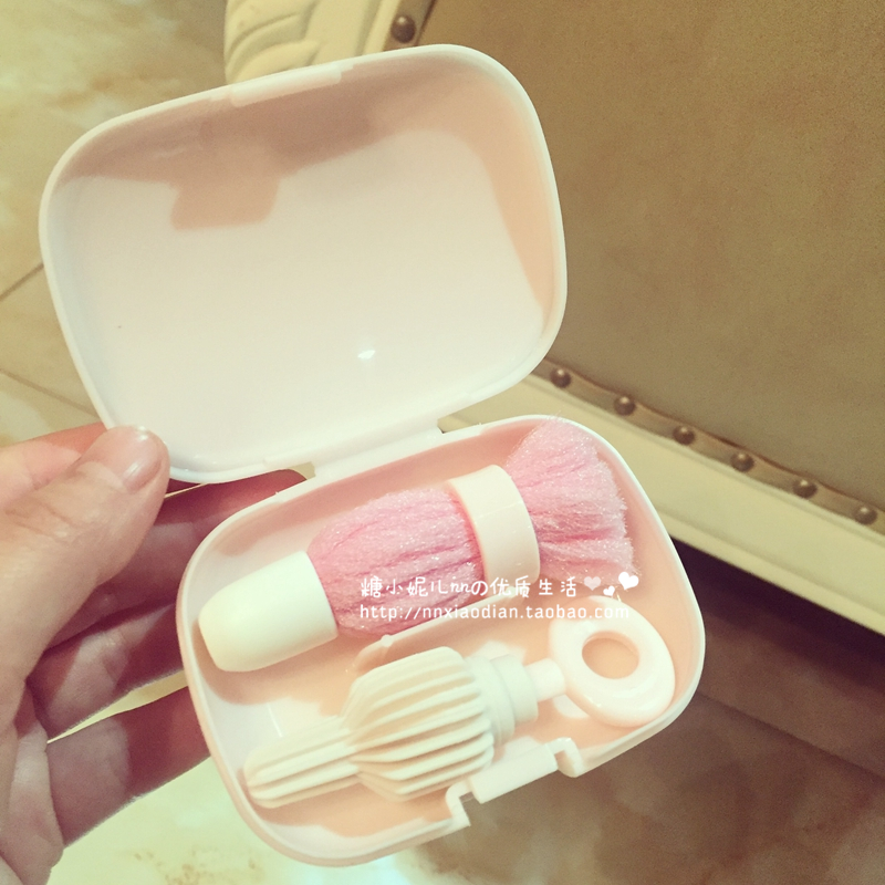 Japanese Sanko Baby Baby Portable Bottle Brush Paper Box Travel Package Set Made in Japan