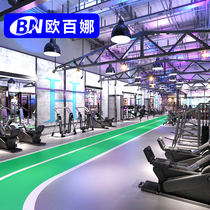 Oberna gym floor glue indoor PVC plastic sports floor fitness shock absorption environmental protection functional floor glue pad