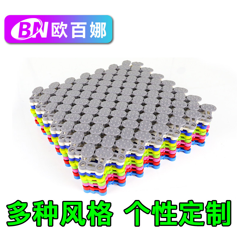 O 100 Na Bathroom Anti-Slip Mat swimming pool Bathrooms Environmental protection Waterproof Splicing Ground Floor special hollowed-out floor