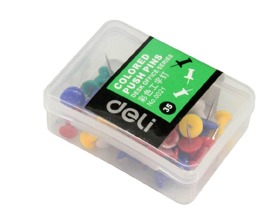 deli effective 0021 color I-word nail big head nail creative message board thumbtack I-word order cork nail