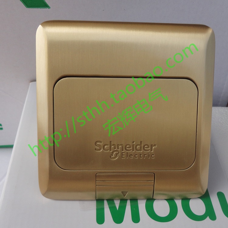 Schneider Floor Socket Five Hole Ground Plug E225c10u Bas Copper