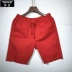 Benye Mùa hè Nam giới Quần short Pyjama Quần 5 điểm Quần thể thao Quần ở nhà Cotton tinh khiết Đơn giản Quần ở nhà TB049 - Quần tây