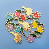 Металлическая подвеска, чехол для телефона подходит для мужчин и женщин, мультяшный аксессуар, в цветочек, в корейском стиле, подарок на день рождения