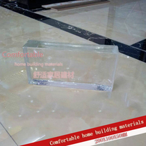 200X100X50 net white through bright crystal clear solid glass brick toilet Xuanguan partition living room background wall