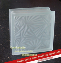 Ice pattern frosted white light transmission opaque glass brick bathroom Xuanguan toilet partition wall superpopularity