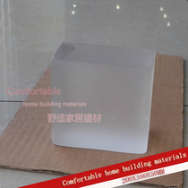 100X100X50 net white frosted crystal clear solid glass brick toilet Xuanguan partition living room background wall