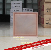 Pink Clouds Foggy Textured Frosted Colored Sevee Glass Brick Genguan Toilet Partition Wall Manufacturer Direct recommendation