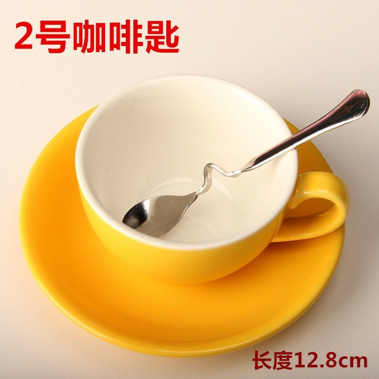 Gốm sáng tạo muỗng cà phê bằng thép không gỉ muỗng cà phê muỗng ngã ba muỗng nhỏ bằng thép không gỉ cà phê dụng cụ xay cafe cầm tay