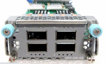 Support JUNIPER QFX-EM-4Q 4 ports 40G QSFP 10 gigabit expansion card for QFX5100 series