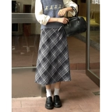 Осенняя ретро юбка, подходит для подростков, по фигуре