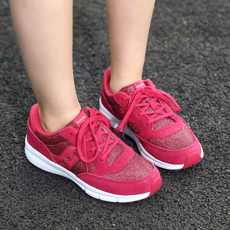 Sankony sports shoes comfortable women's running shoes breathable mesh non-slip children's spring and autumn lightweight soft-soled children's shoes skipping rope