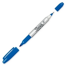 The office of the Academic Staff of the Scholarly SHARPIE Shares The 32003 Double Head Blue Remembles Pen 32003