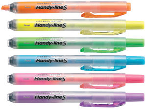 Nippon Pyong Fluorescent Pen Pentel SXS15 Press-Style Fluorescent Pen 6 Colors Optional Imports