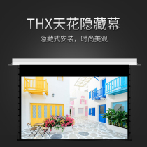 TOBUY embedded projector curtain Sky Flower Shadow collection curtain household electric remote control 4K HD curtain