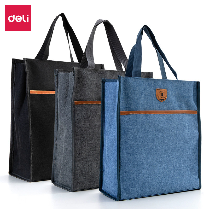 Powerful file bag 72618 Oxford canvas tutoring bag portable large-capacity art supplies storage book book