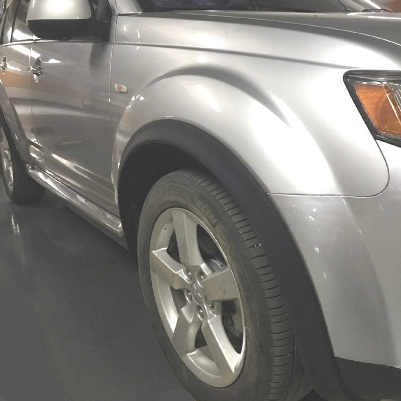 Car general purpose wide body wheel eyebrow Mitsubishi Pajero PAJERO Jinchang modified wide rubber wheel eyebrow anti-rubbing
