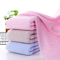 Bath towel cotton adult men and women cotton enlarged thickened household baby towel soft skin-friendly solid color water absorption quick drying