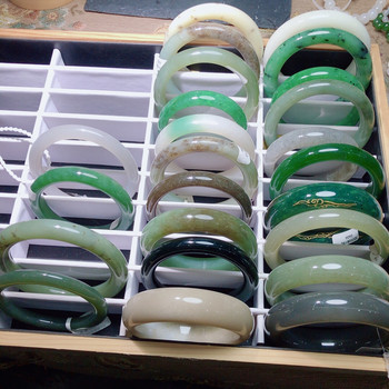 S971 natural hetian jade bracelet jasper sugar jade bracelet women's one object one picture high-quality jewelry orphans picked up and missed