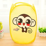 Мультяшная корзина для белья, портативная система хранения