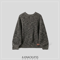 Слабый мао ​​Sa Akknackfuss Designer Brand Brand Brand Brand Brand Retro Loose Slogan Liting Sweater Man