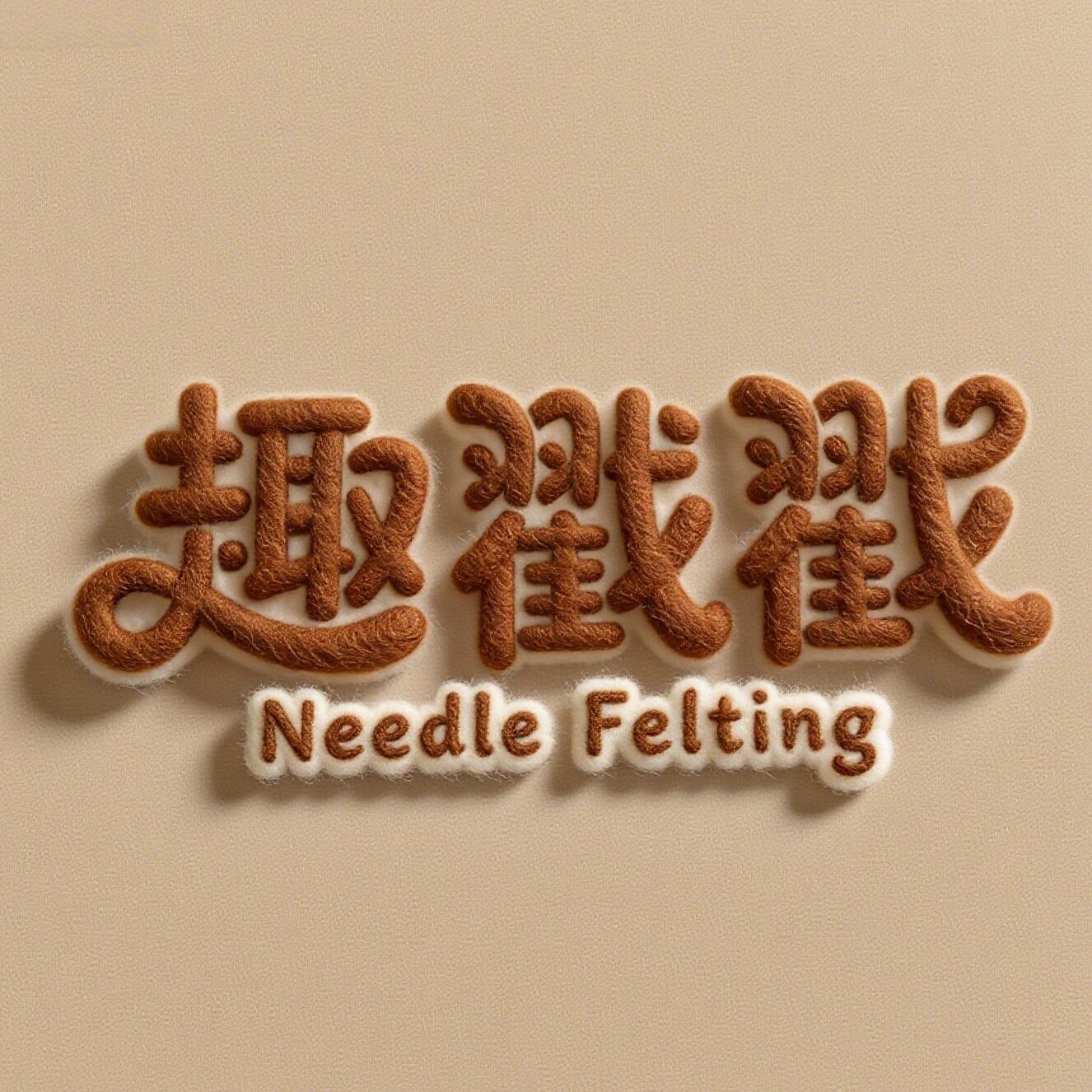 趣戳戳羊毛毡