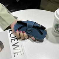 Синий, кожаный, воловья кожа