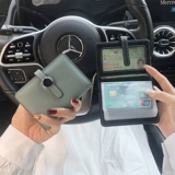 Картхолдер, изысканная маленькая ультратонкая сумка через плечо для водительских прав, из натуральной кожи