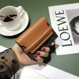 Картхолдер, маленькая сумка через плечо, модный изысканный антимагнитный бумажник, из натуральной кожи