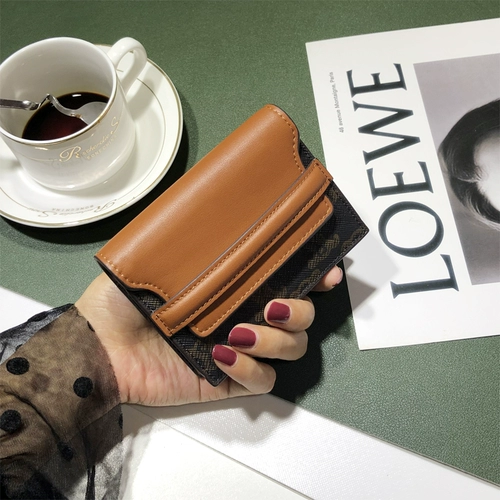 Картхолдер, маленькая сумка через плечо, модный изысканный антимагнитный бумажник, из натуральной кожи