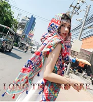 Приморский праздничный шарф шарф пляжный полотенце шарф шарф бикини