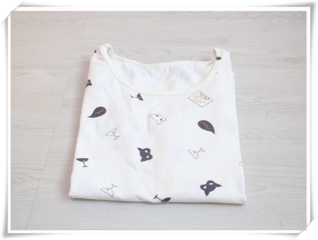 GP hạn chế mèo dễ thương / hoa thanh lịch ngọt ngào Đồ ngủ nữ Nhật Bản cotton dài tay áo đơn áo phong cotton nam